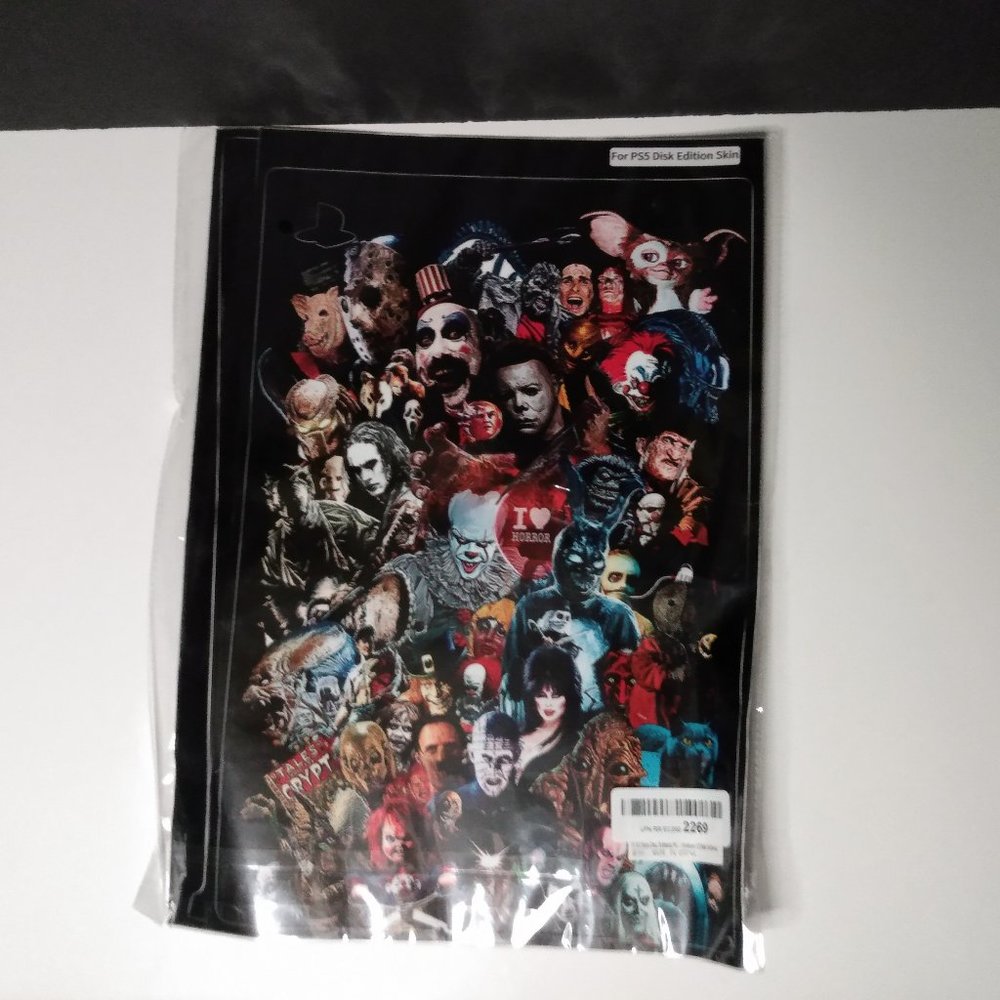Ps5 Disk Edition Skin Horror Movie Icons/Killers
